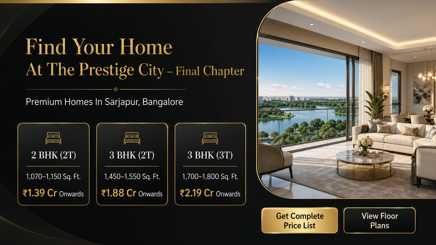 The Prestige City Final Chapter Premium Landscaped Living