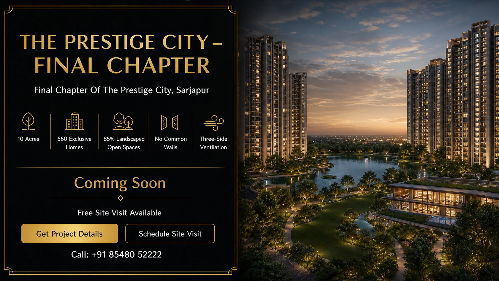 The Prestige City Final Chapter Apartments At Sarjapur