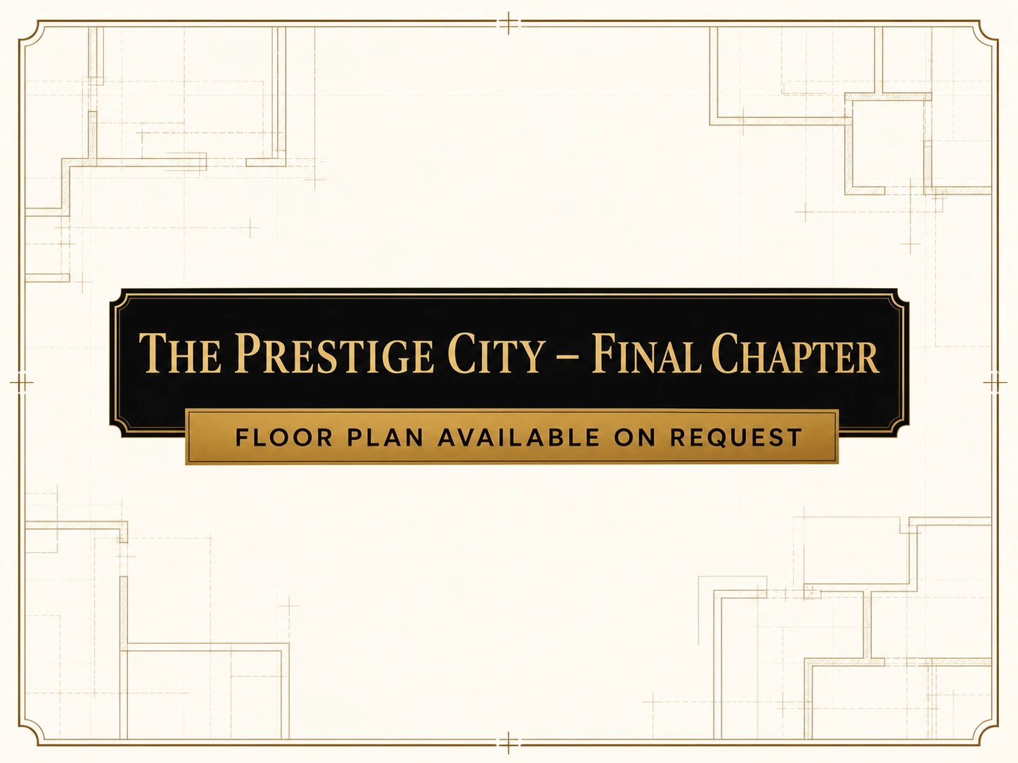 The Prestige City Final Chapter 2 BHK Floor Plan